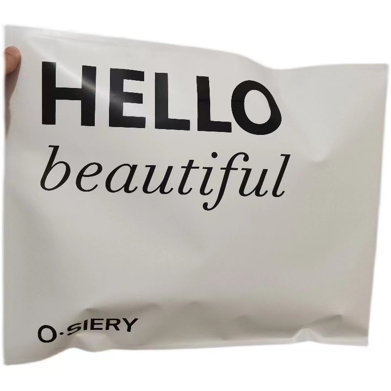 Custom Matte White Poly Mailers, Full Color Custom Packaging, Plastic Bag with logo, Tear Resistant and Waterproof